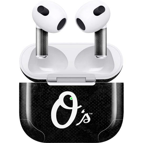 MLB Baltimore Orioles Dark Wash Apple AirPods (3rd Gen 2021) Skin