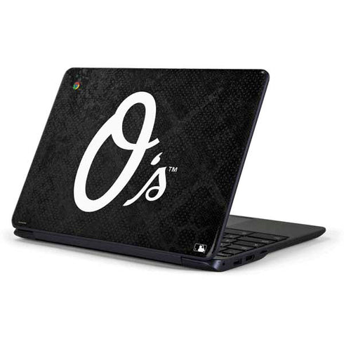 MLB Baltimore Orioles Dark Wash Samsung Chromebook Skin