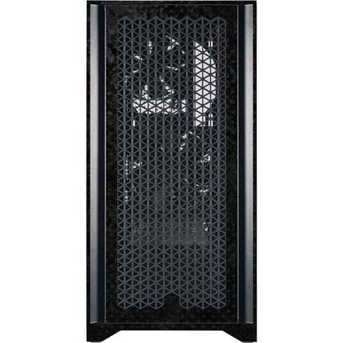 MLB Baltimore Orioles Dark Wash Corsair 4000D Tempered Glass Mid-Tower ATX Case Skin