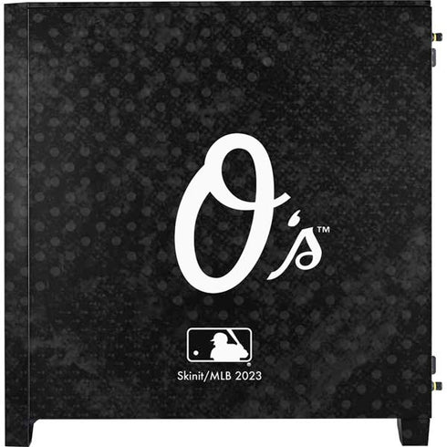 MLB Baltimore Orioles Dark Wash Corsair 4000D Tempered Glass Mid-Tower ATX Case Skin