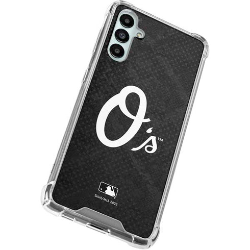 MLB Baltimore Orioles Dark Wash Galaxy A15 5G Clear Case