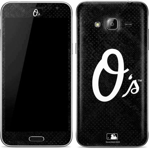 MLB Baltimore Orioles Dark Wash Galaxy J3 Skin