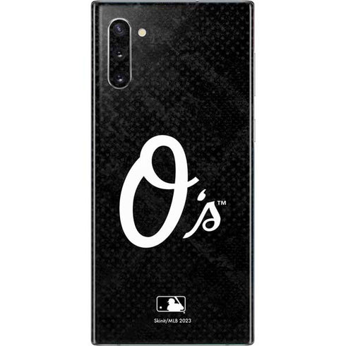 MLB Baltimore Orioles Dark Wash Galaxy Note 10 Skin
