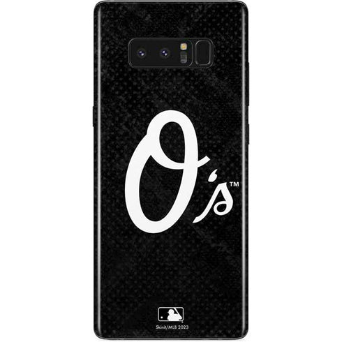 MLB Baltimore Orioles Dark Wash Galaxy Note 8 Skin