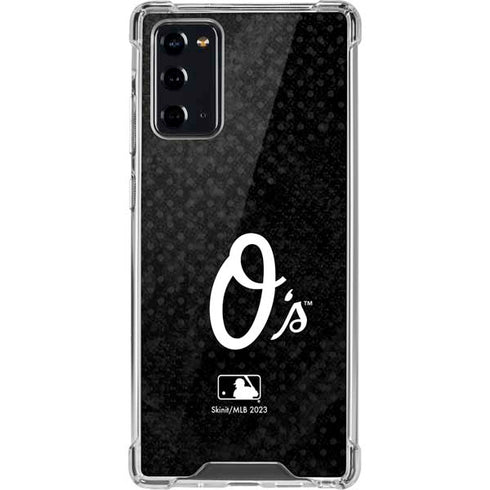 MLB Baltimore Orioles Dark Wash Galaxy Note20 5G Clear Case