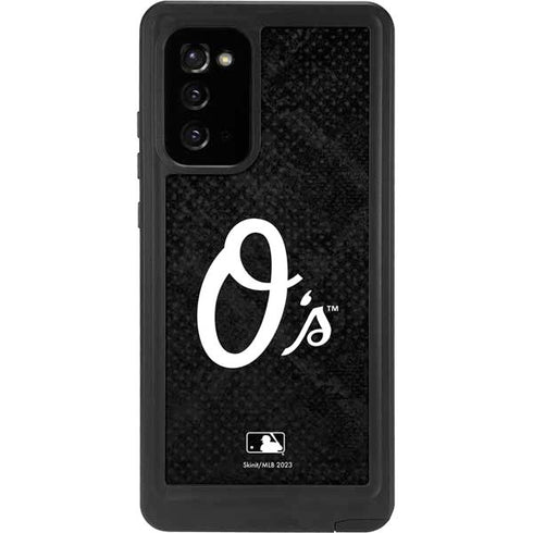 MLB Baltimore Orioles Dark Wash Galaxy Note20 5G Waterproof Case