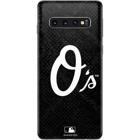 MLB Baltimore Orioles Dark Wash Galaxy S10 Skin