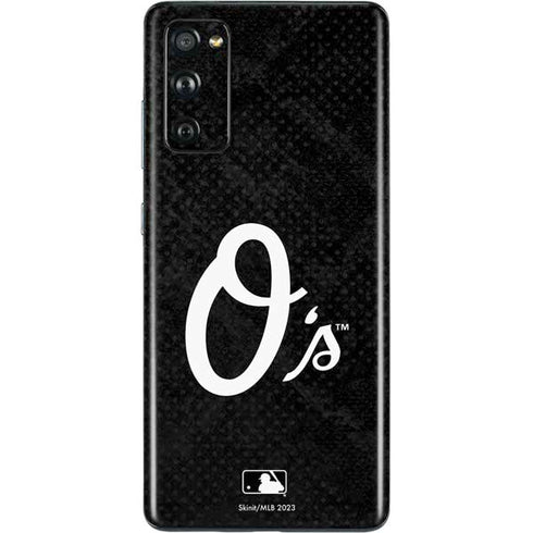 MLB Baltimore Orioles Dark Wash Galaxy S20 Fan Edition Skin