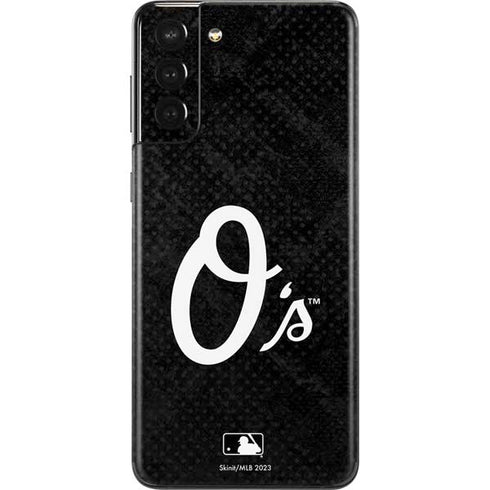 MLB Baltimore Orioles Dark Wash Galaxy S21 Plus 5G Skin