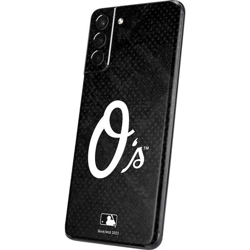 MLB Baltimore Orioles Dark Wash Galaxy S21 Plus 5G Skin