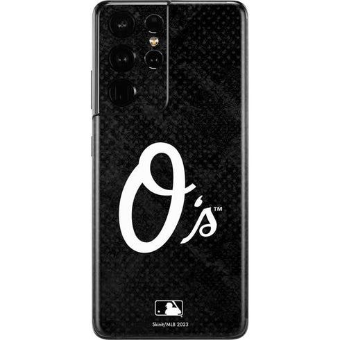 MLB Baltimore Orioles Dark Wash Galaxy S21 Ultra 5G Skin