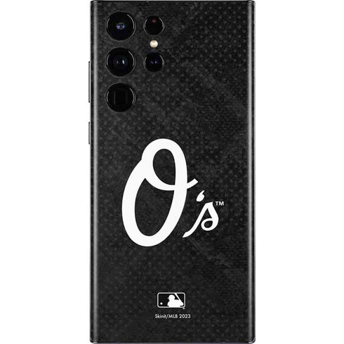 MLB Baltimore Orioles Dark Wash Galaxy S22 Ultra Skin