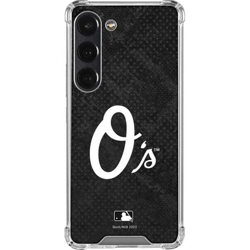 MLB Baltimore Orioles Dark Wash Galaxy S23 Clear Case