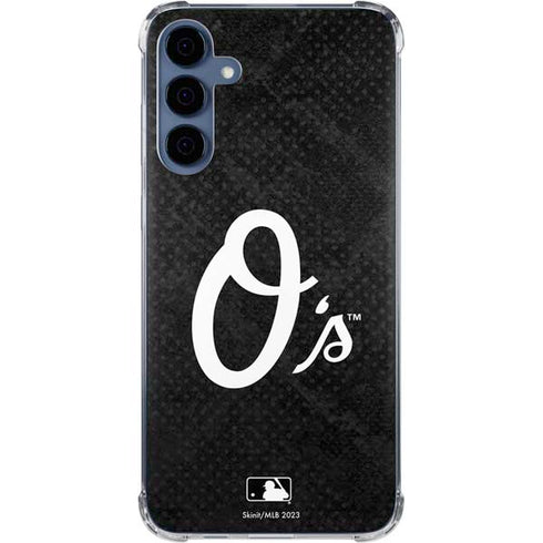 MLB Baltimore Orioles Dark Wash Galaxy S24 Clear Case