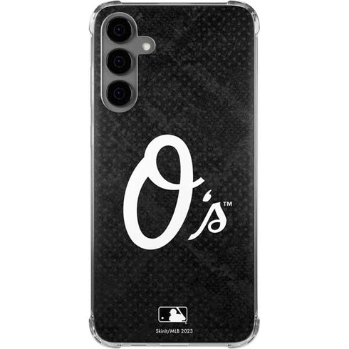 MLB Baltimore Orioles Dark Wash Galaxy S24 Plus Clear Case