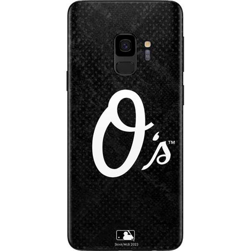 MLB Baltimore Orioles Dark Wash Galaxy S9 Skin