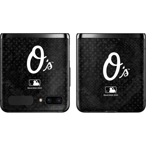 MLB Baltimore Orioles Dark Wash Galaxy Z Flip Skin