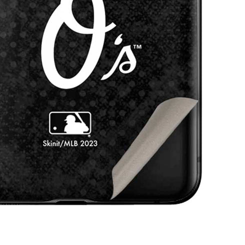 MLB Baltimore Orioles Dark Wash Galaxy Z Flip Skin