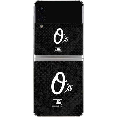 MLB Baltimore Orioles Dark Wash Galaxy Z Flip3 5G Skin