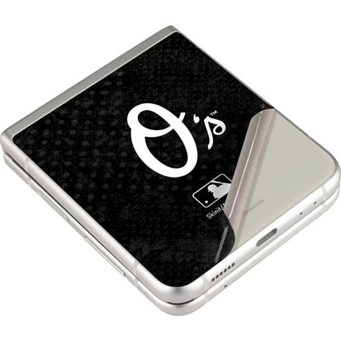 MLB Baltimore Orioles Dark Wash Galaxy Z Flip4 5G Skin
