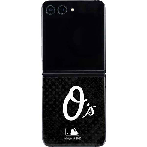 MLB Baltimore Orioles Dark Wash Galaxy Z Flip5 5G Skin