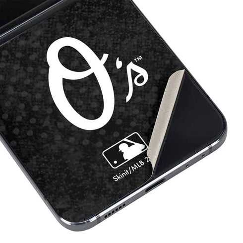 MLB Baltimore Orioles Dark Wash Galaxy Z Flip5 5G Skin