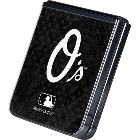 MLB Baltimore Orioles Dark Wash Galaxy Z Flip5 5G Skin