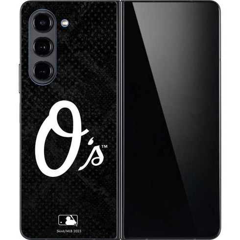 MLB Baltimore Orioles Dark Wash Galaxy Z Fold5 5G Skin