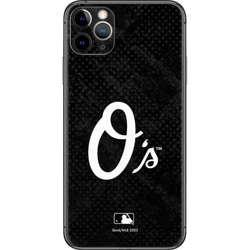 MLB Baltimore Orioles Dark Wash iPhone 11 Pro Max Skin