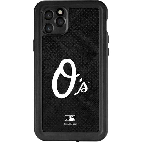 MLB Baltimore Orioles Dark Wash iPhone 11 Pro Max Waterproof Case
