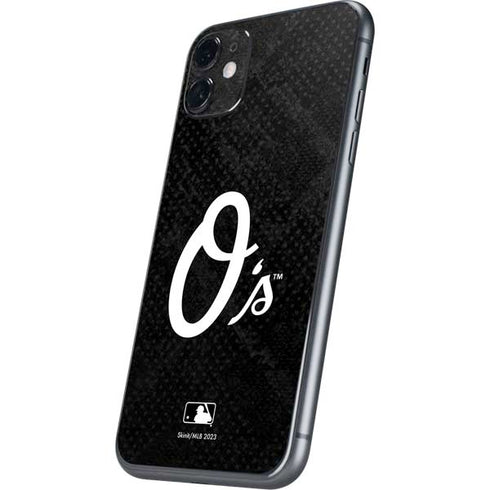 MLB Baltimore Orioles Dark Wash iPhone 11 Skin
