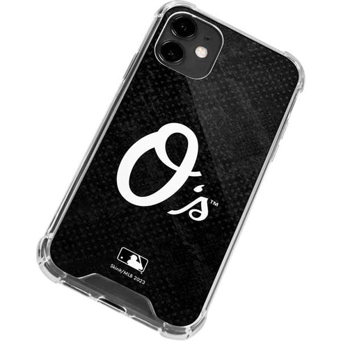 MLB Baltimore Orioles Dark Wash iPhone 12 Mini Clear Case