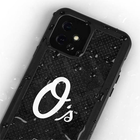 MLB Baltimore Orioles Dark Wash iPhone 12 Mini Waterproof Case