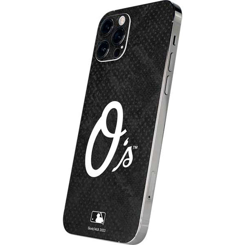 MLB Baltimore Orioles Dark Wash iPhone 12 Pro Max Skin