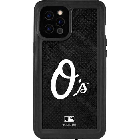 MLB Baltimore Orioles Dark Wash iPhone 12 Pro Max Waterproof Case