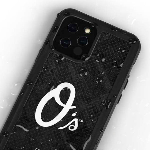 MLB Baltimore Orioles Dark Wash iPhone 12 Pro Max Waterproof Case