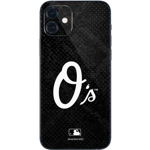 MLB Baltimore Orioles Dark Wash iPhone 12 Skin