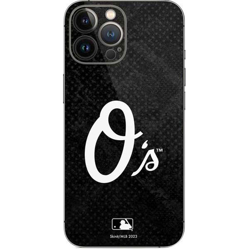 MLB Baltimore Orioles Dark Wash iPhone 13 Pro Max Skin