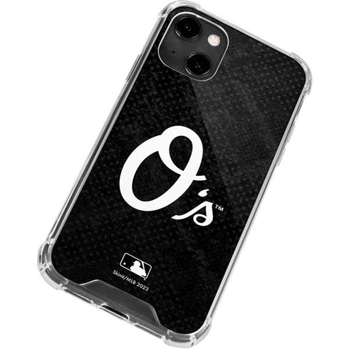 MLB Baltimore Orioles Dark Wash iPhone 14 Clear Case