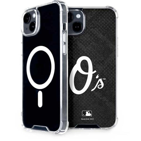MLB Baltimore Orioles Dark Wash iPhone 15 Plus MagSafe Case
