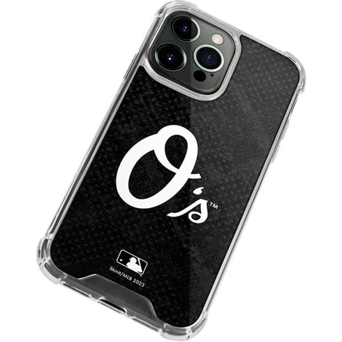 MLB Baltimore Orioles Dark Wash iPhone 14 Pro Max Clear Case
