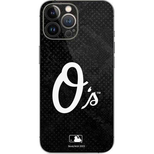 MLB Baltimore Orioles Dark Wash iPhone 14 Pro Max Skin