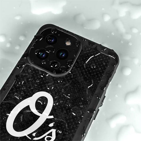 MLB Baltimore Orioles Dark Wash iPhone 14 Pro Max Waterproof Case