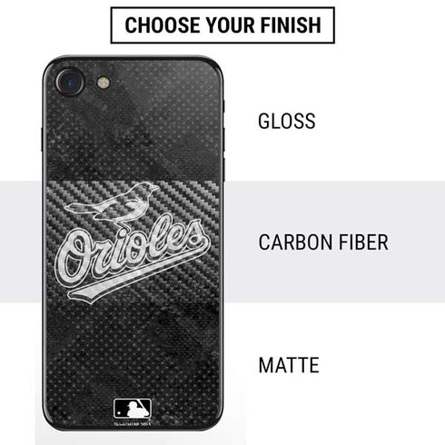 MLB Baltimore Orioles Dark Wash iPhone SE (2nd & 3rd Gen) Skin