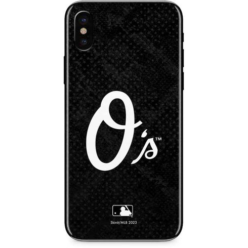 MLB Baltimore Orioles Dark Wash iPhone X Skin