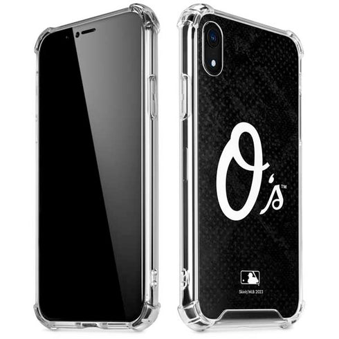 MLB Baltimore Orioles Dark Wash iPhone XR Clear Case