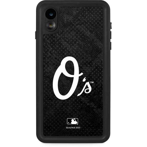 MLB Baltimore Orioles Dark Wash iPhone XR Waterproof Case