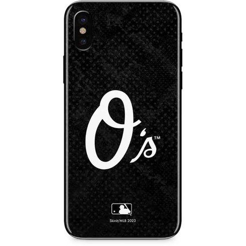 MLB Baltimore Orioles Dark Wash iPhone XS Max Skin