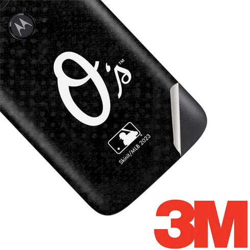 MLB Baltimore Orioles Dark Wash Moto E5 Play Skin