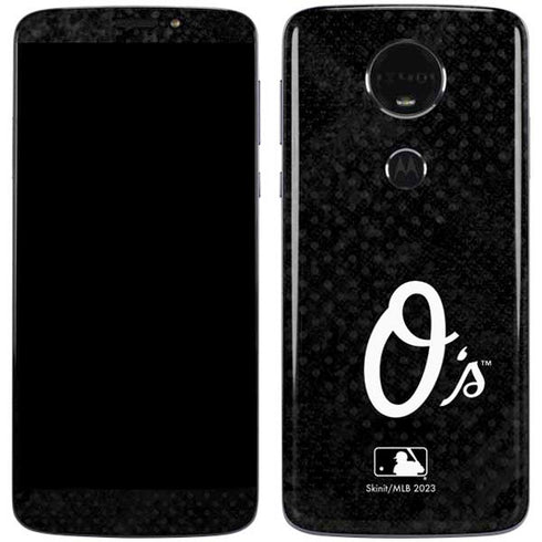 MLB Baltimore Orioles Dark Wash Moto E5 Plus Skin